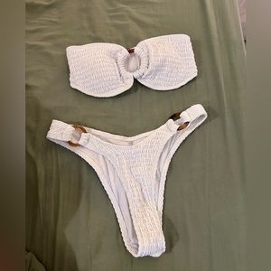 Shein Crinkle Turtle Shell Bikini